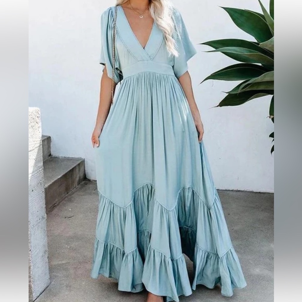 Blue dress